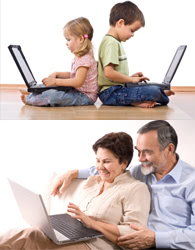 generations using technology
